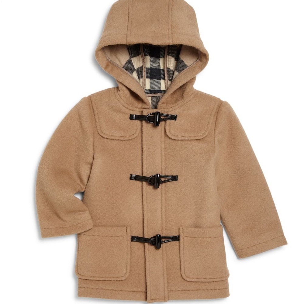 Burberry Baby Boy's &Little Boy's Wool Duffle Coat - Picture 3 of 16